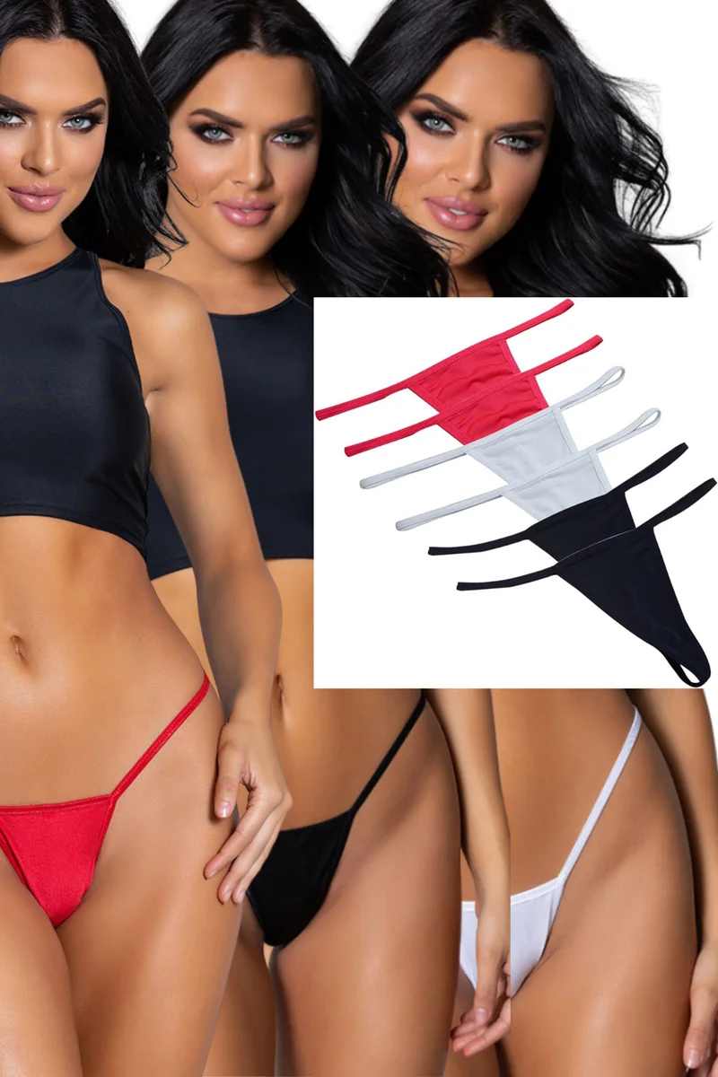 Süprem Penye Tanga String Külot 6'lı