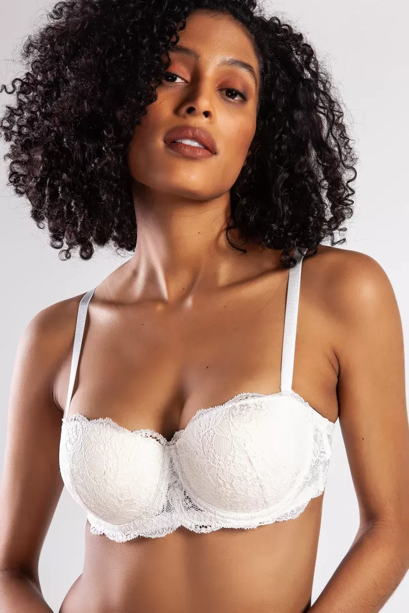 G.Colors Push Up Strapless Bra, Ekru Konforlu ve Şık Sütyen