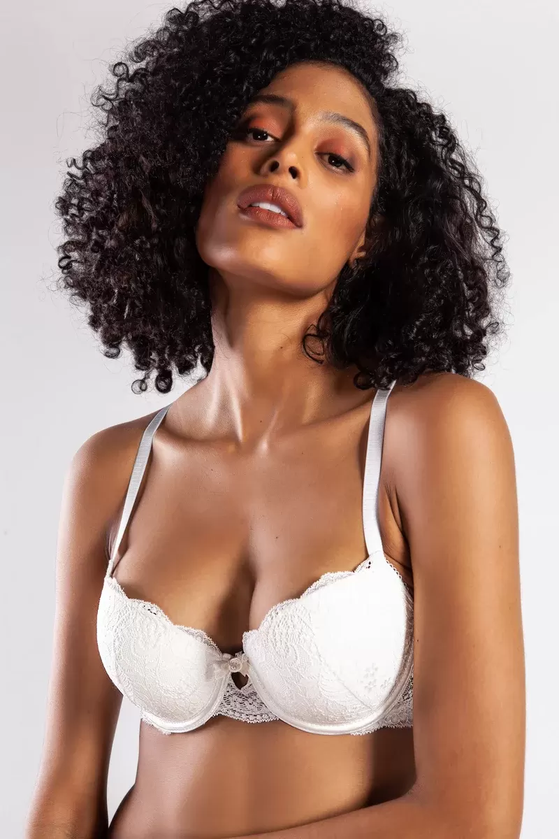 G.Colors Balconette Foam Push Up Bra, Ekru Konforlu ve Şık Sütyen