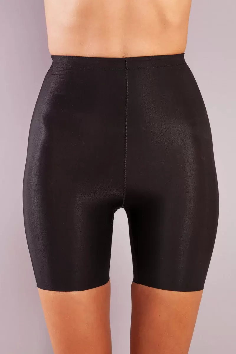Girdle  Hight Waist Micro Short Corset, Siyah Toparlayıcı Normal Bel  Korse