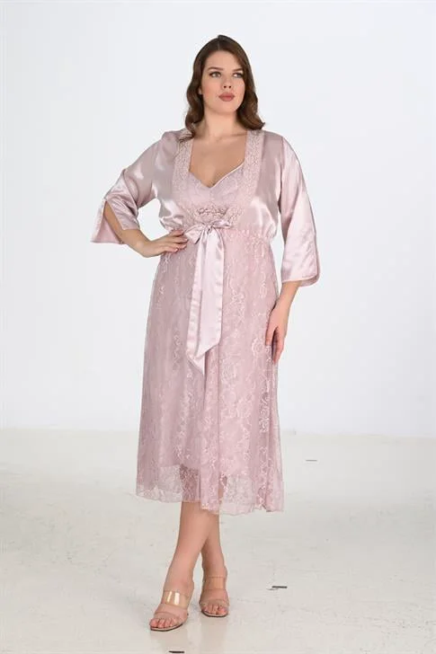 2'li Pudra Sabahlık Takımı Bigsize 6220