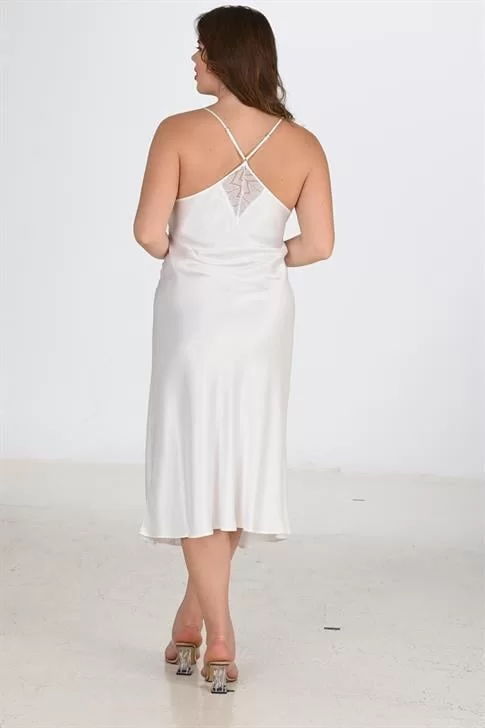 2li Ekru Sabahlık Takımı Bigsize 6224