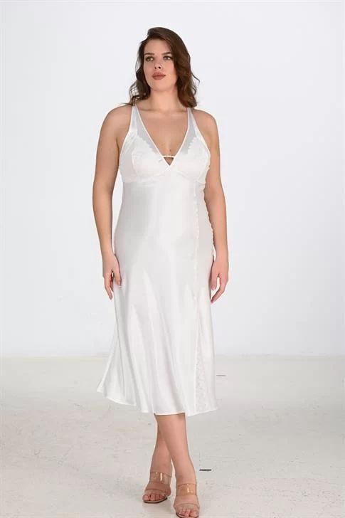 2li Ekru Sabahlık Takımı Bigsize 6224