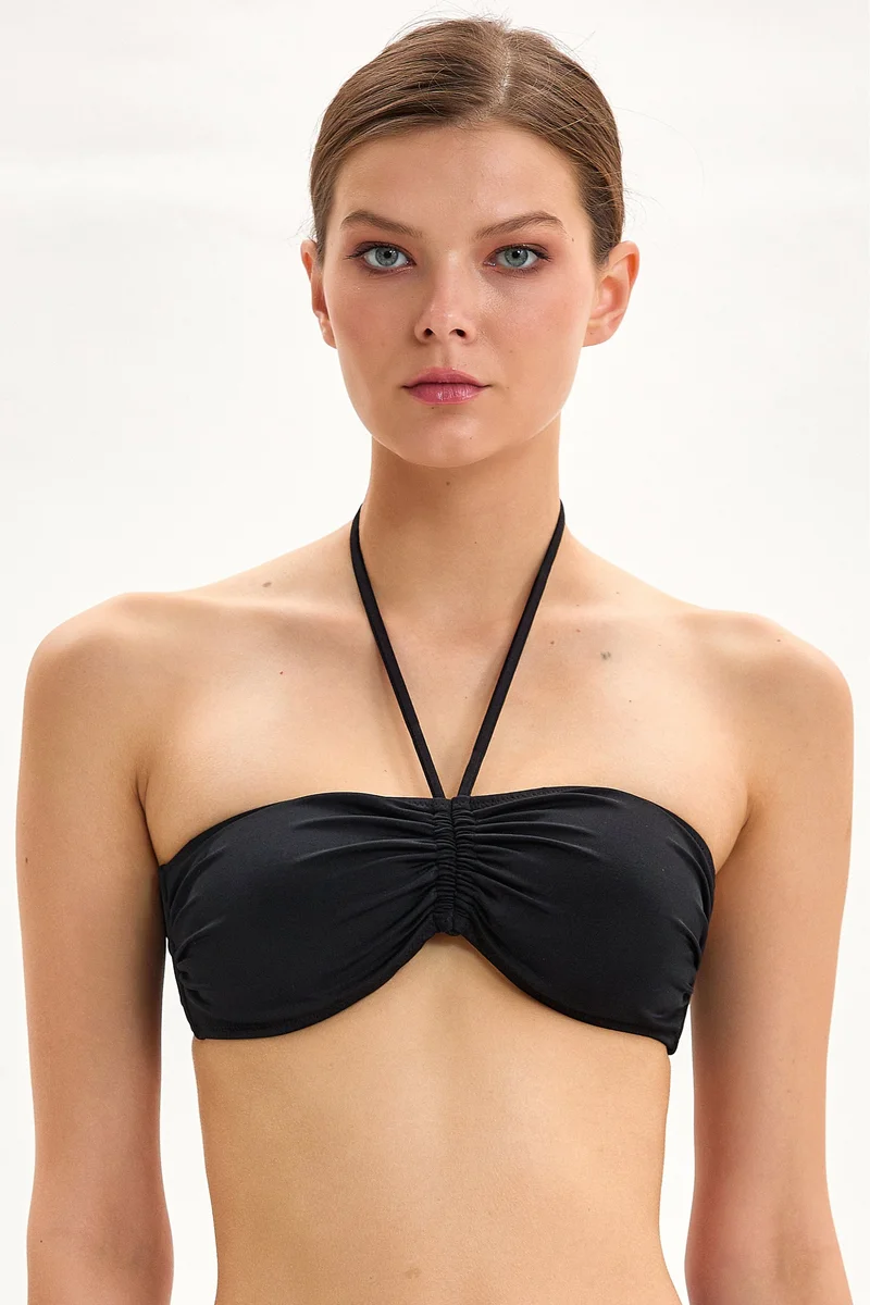 Argento 1011-2030 Kadın Büzgülü Straplez Bikini