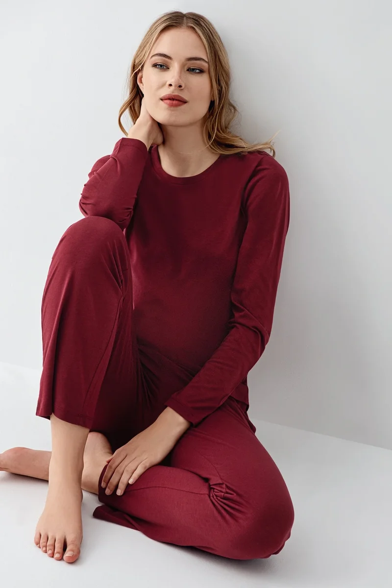 Arnetta 3446-S Kadın Uzun Kol Pijama Takım
