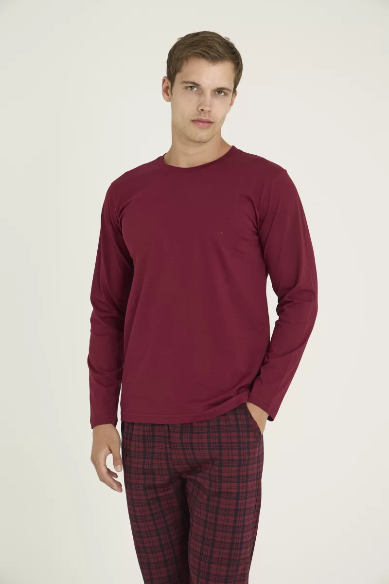 9273 Erkek O Yaka Pijama Takımı