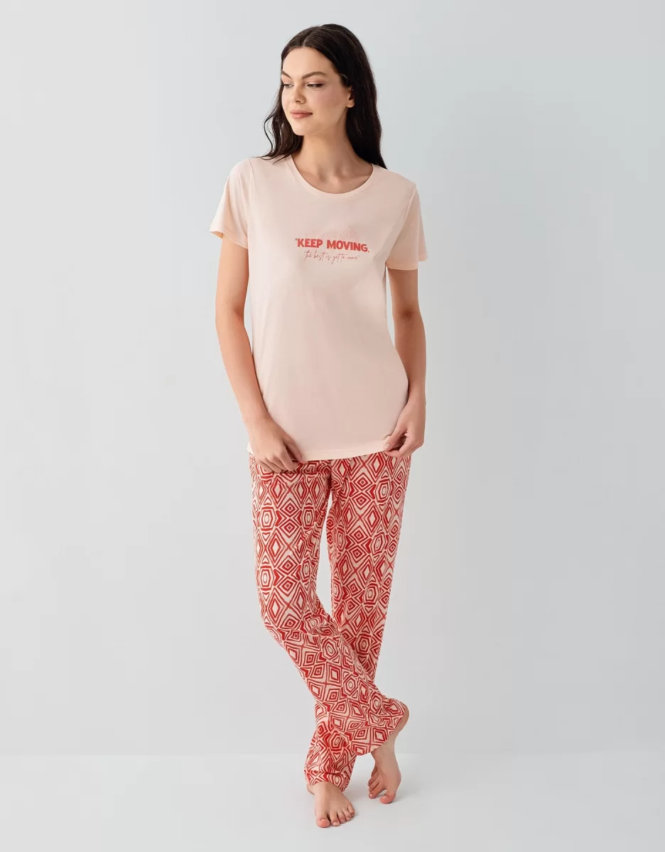 Arnetta 3611-X Kadın Kısa Kol Pijama Takım