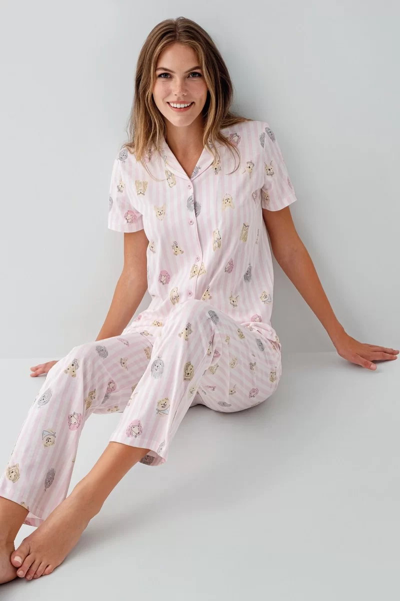 RolyPoly 3809-S Kadın Gömlek Pijama Takım