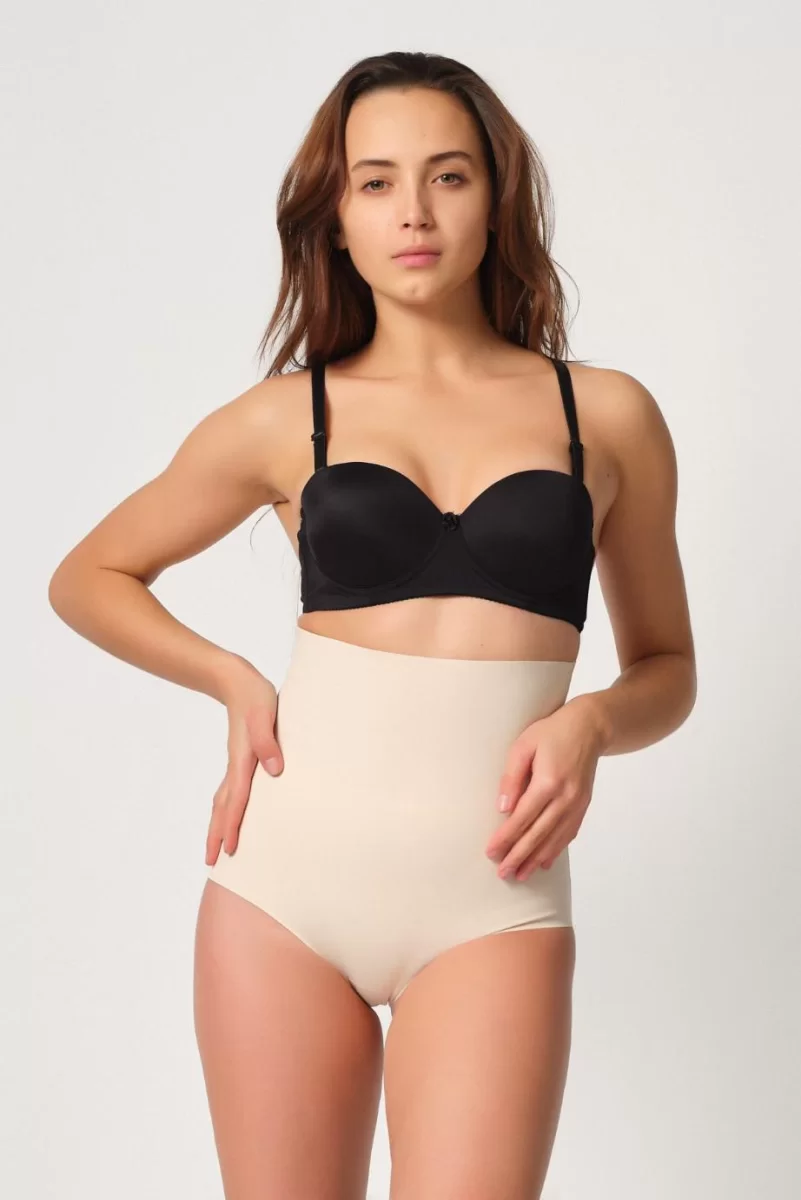 Ten  2708 Lazer Yüksek Bel Kesim Slip Hayalet Korse