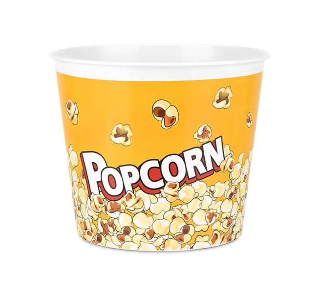 Popcorn Mısır Kovası Dekoratif