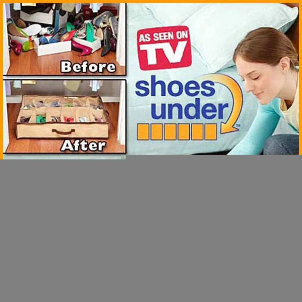 Ayakkabı Saklama Çantası 12 Bölmeli Shoes Under