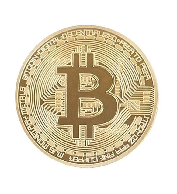 Bitcoin Madeni Hatıra Parası Hediyelik Para